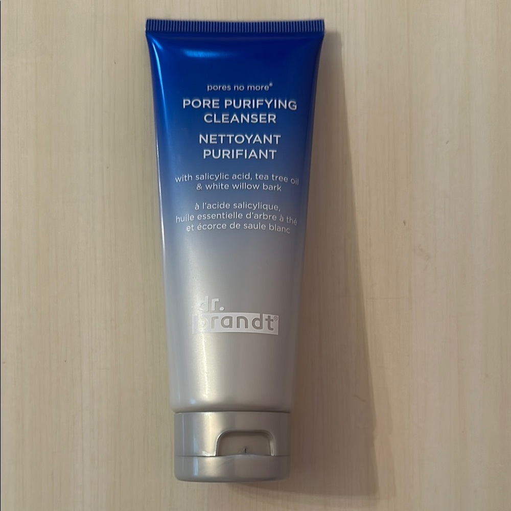 Dr. Brandt Pore Purifying Cleanser - Blue and Silver